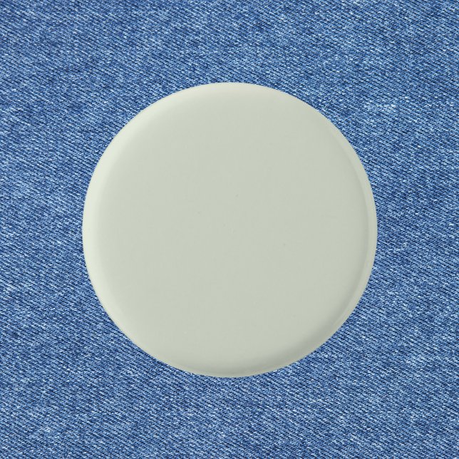 Whisper Green Solid Colour 1 Inch Round Button (Creator Uploaded)