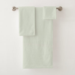 Whisper Green Solid Colour Bath Towel Set
