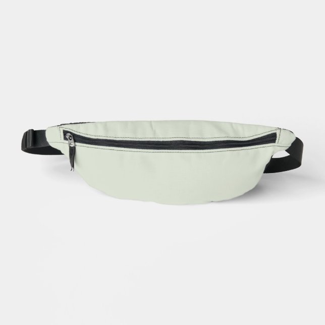 Whisper Green Solid Colour Fanny Pack (Front)