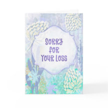 Whisper of Flowers – Sympathy Card Soft Pastels