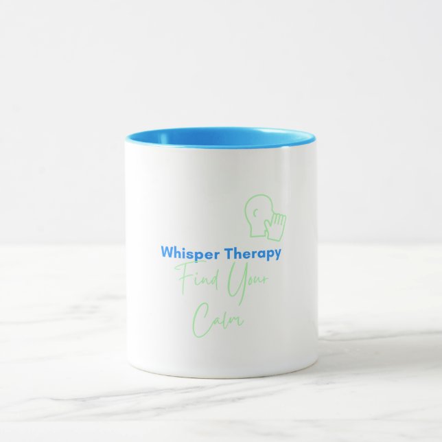 Whisper Therapy: Find Your Calm Mug (Center)