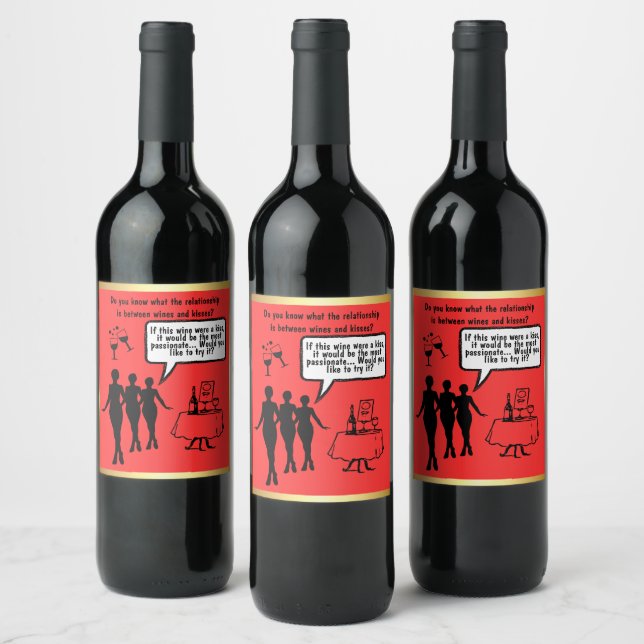 Whisper Your Heart with Custom Wine Labels! Wine Label (Bottles)