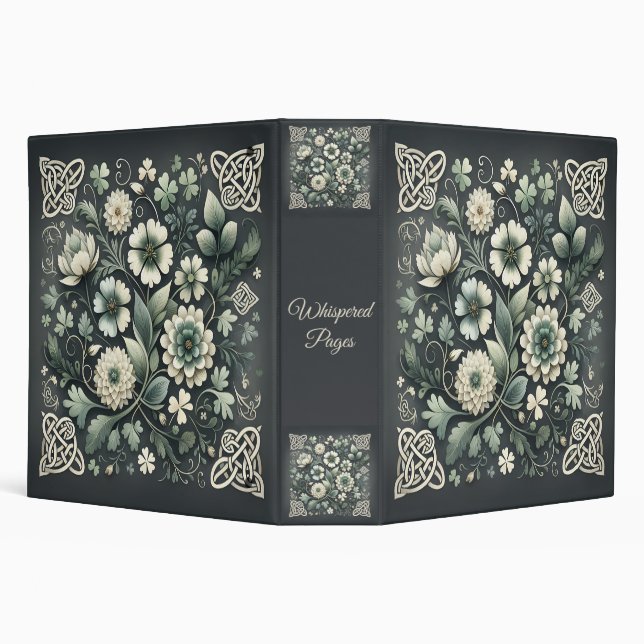 Whispered Clover Knotwork Garden Binder (Background)