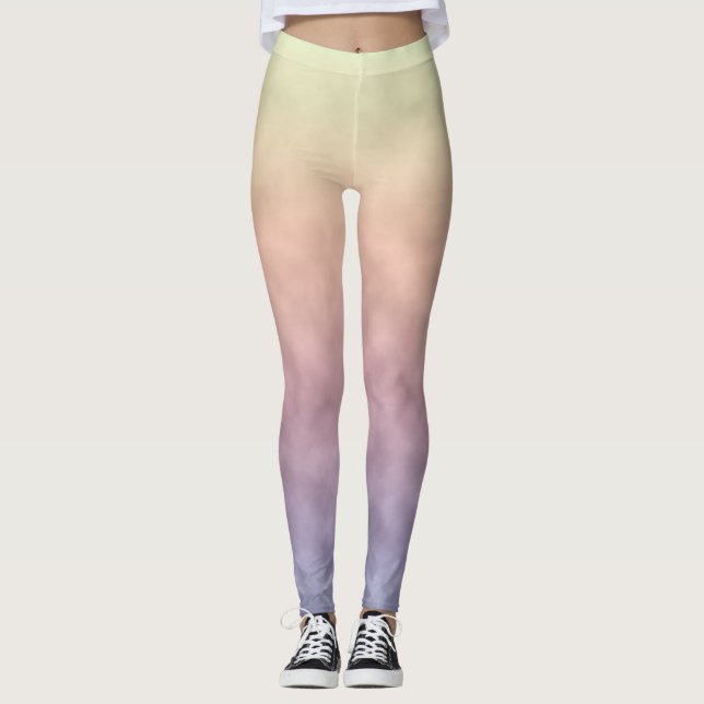 Whispered Pastels Leggings (Front)