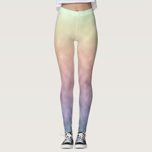 Whispered Pastels Leggings (Front)