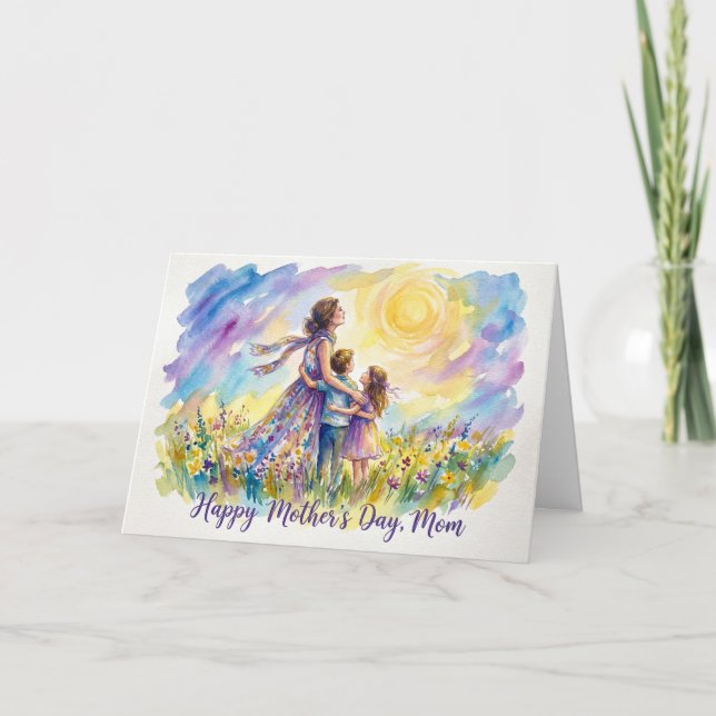 Whispered Wisdom Mother's Day Card (Front)