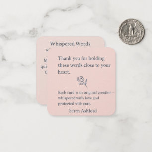 Whispered Words-V1_thank you note Card