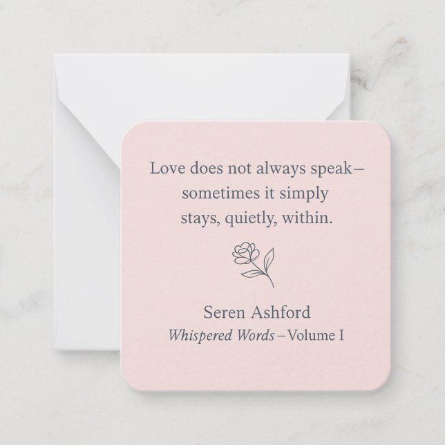 Whispered Words-Volume 1_card# 10 Card (Front)