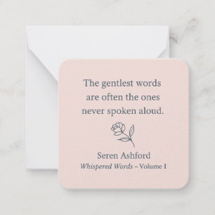 Whispered Words- Volume 1. Card# 3 Card