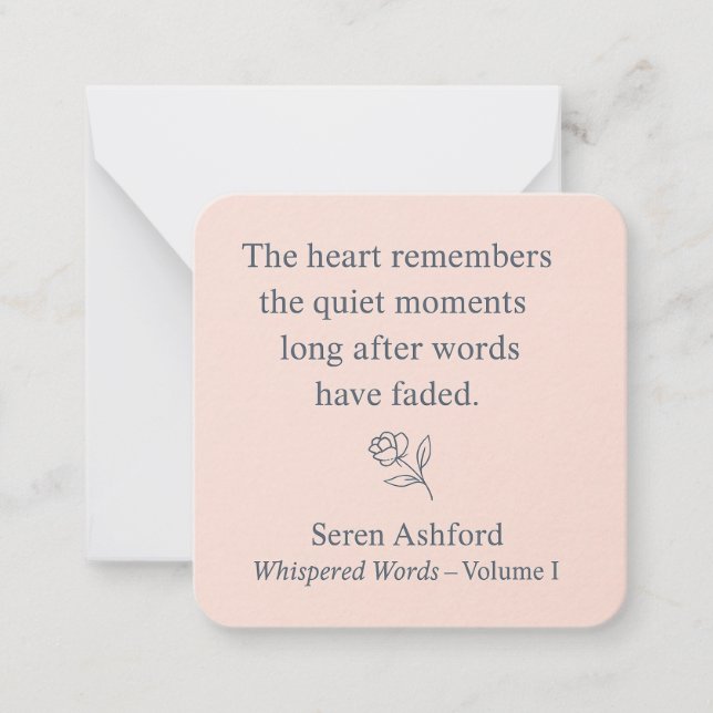 Whispered Words- Volume 1_card# 5 Card (Front)