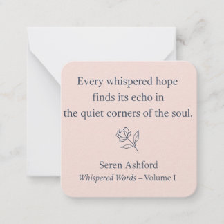 Whispered Words-Volume 1_card# 7 Card
