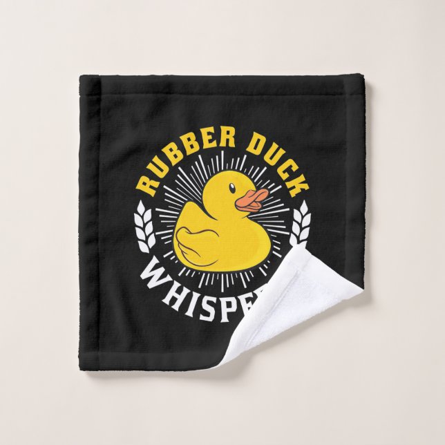 Whisperer de canard en caoutchouc (Gant de toilette)