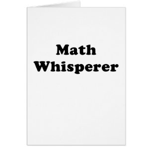 Whisperer de maths