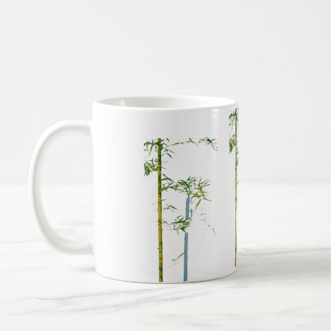 Whispering Bamboo Between Growth and Void Fragment Coffee Mug (Left)