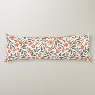 Whispering blossoms of grace body pillow