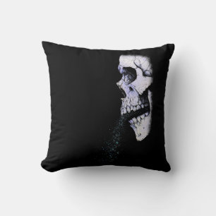 Whispering Bones Throw Pillow