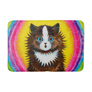 Whispering Cat, Louis Wain Bath Mat
