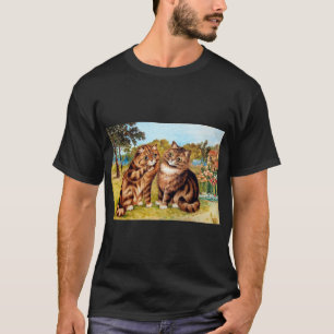 Whispering Cat, Louis Wain T-Shirt