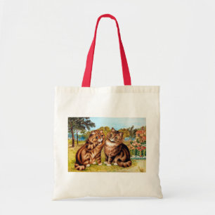 Whispering Cat, Louis Wain Tote Bag