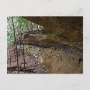 Whispering Cave, Hocking Hills State Park, Ohio Postcard