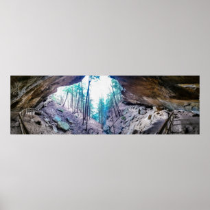 Whispering Cave, Hocking Hills State Park, Ohio Poster