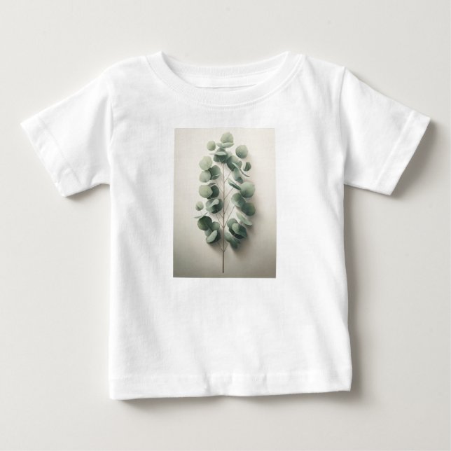 Whispering Eucalyptus - Serene Baby Tee (Front)