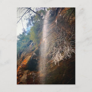 Whispering Falls, Hocking Hills Ohio Postcard