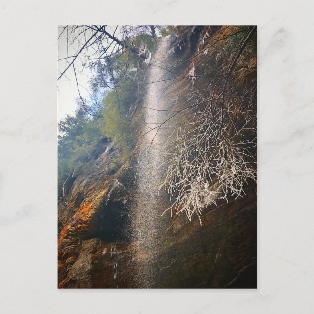 Whispering Falls, Hocking Hills Ohio Postcard (Front)
