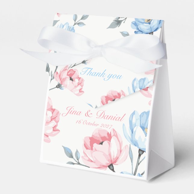 Whispering Garden Favor Box (Front Side)