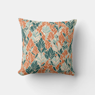 Whispering Leaves Throw Pillow