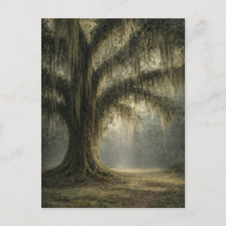 Whispering Oak | Nature Postcard | Moody Woodland 