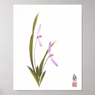 Whispering Orchid Poster