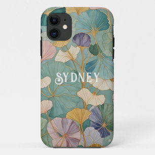 Whispering Pastel Gingko iPhone 11 Case