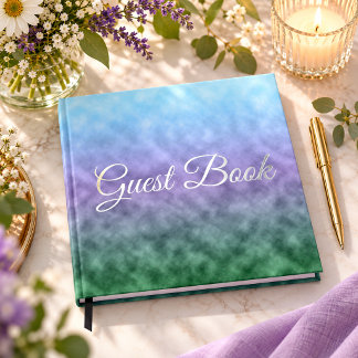 Whispering Pastel Vale Guest Book