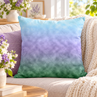 Whispering Pastel Vale Throw Pillow