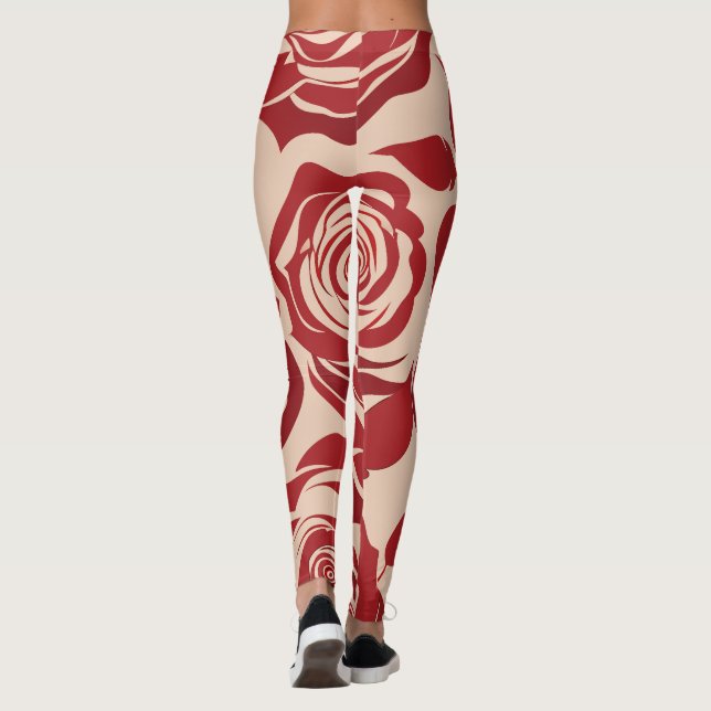 Whispering Roses Leggings (Back)