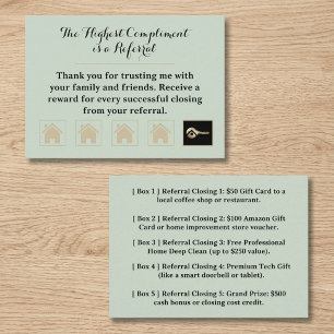 Whispering Sage Gold Key Real Estate Loyalty Card