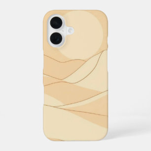 Whispering Sands: A Minimalist Desertscape iPhone 16 Case