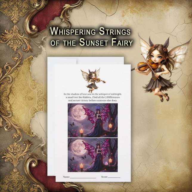 Whispering Strings of the Sunset Fairy. (Creator Uploaded)