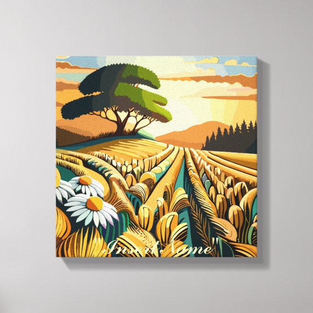 Whispering Wheat Canvas Print (Front)