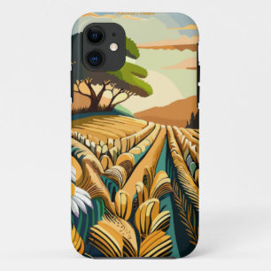 Whispering Wheat iPhone 11 Case