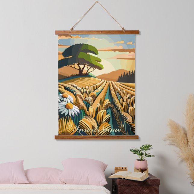 Whispering Wheat Hanging Tapestry (Bedroom)