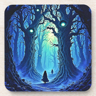 Whispering Woods Dark Fantasy Coaster