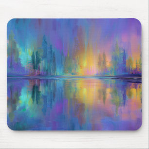 Whispering Woods, Pastel Colours, Mouse Pad