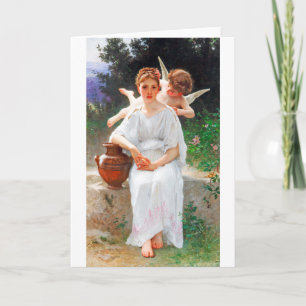 Whisperings of Love, Bouguereau Card