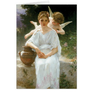 Whisperings of Love, First Reverie by Bouguereau
