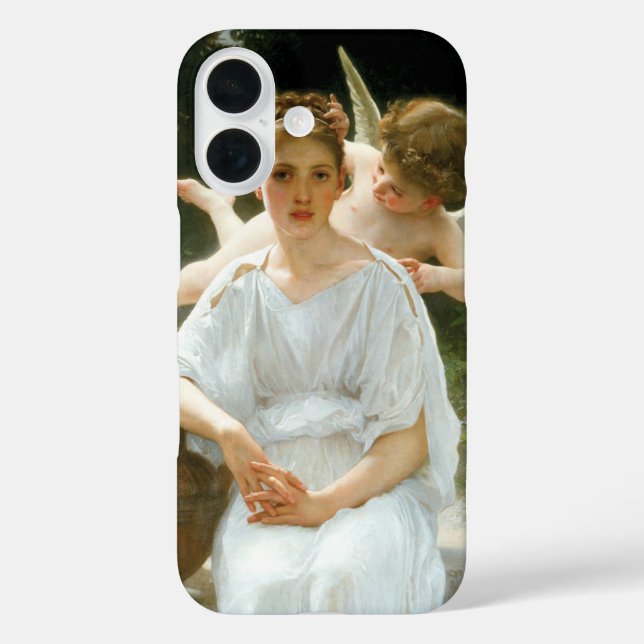 Whisperings of Love, First Reverie by Bouguereau Case-Mate iPhone Case (Back)