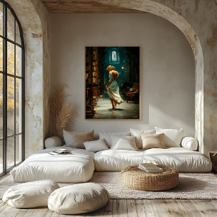 Whispers Between the Shelves Canvas Print