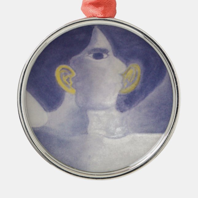 Whispers Collection Metal Ornament (Front)