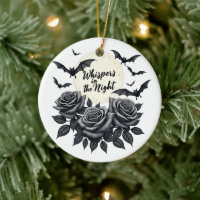 Whispers in the Night - Gothic Full Moon Ornament